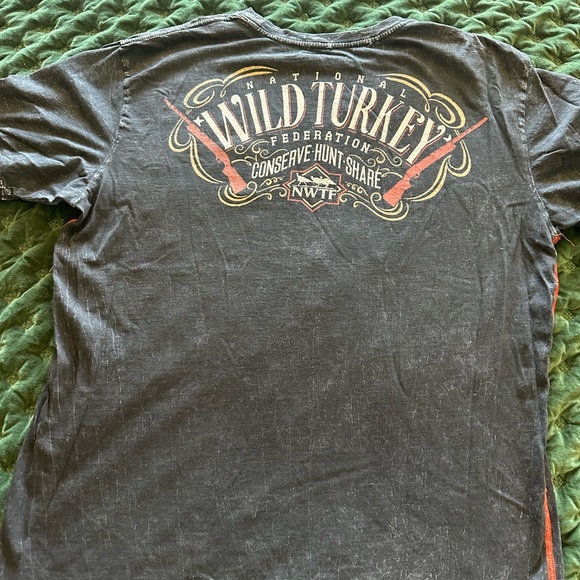 EUC XL Affliction National Wild Turkey Federation T-Shirt Longbeards - Picture 3 of 6